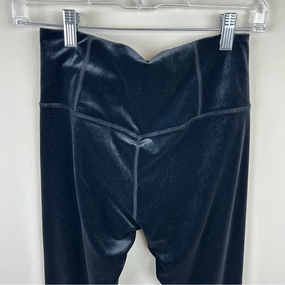 Athleta Elation Velvet Tight Black High-Rise leggings size: S - Picture 8 of 12